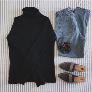Levi’s black wool turtleneck sweater